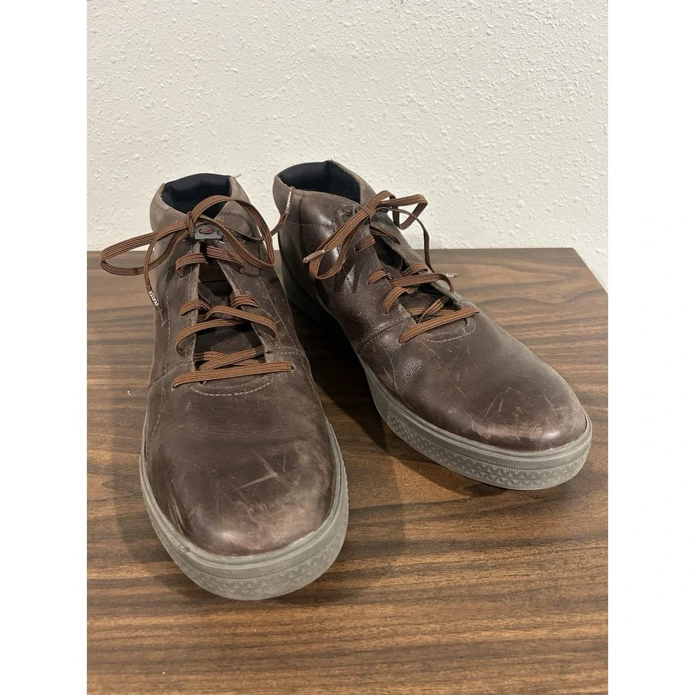 Merrell Barkley Leather Chukka Boots Rant Mid Sneaker J97079 Brown Shoes Size 15